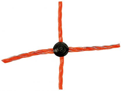 Aitausverkko - sähköä johtava, 2 piikkisillä tolpilla 112cm * 50m - Oranssi