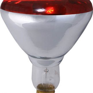 Infrapuna lämpölamppu ECO 130W E27 - Punainen Hard Glass